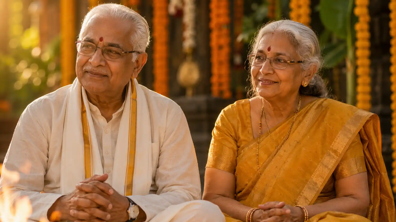 Threading ceremony photo 2